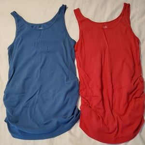 Lot of 2 maternity tank tops